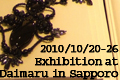 2010 秋の個展 at Daimaru in Sapporo
